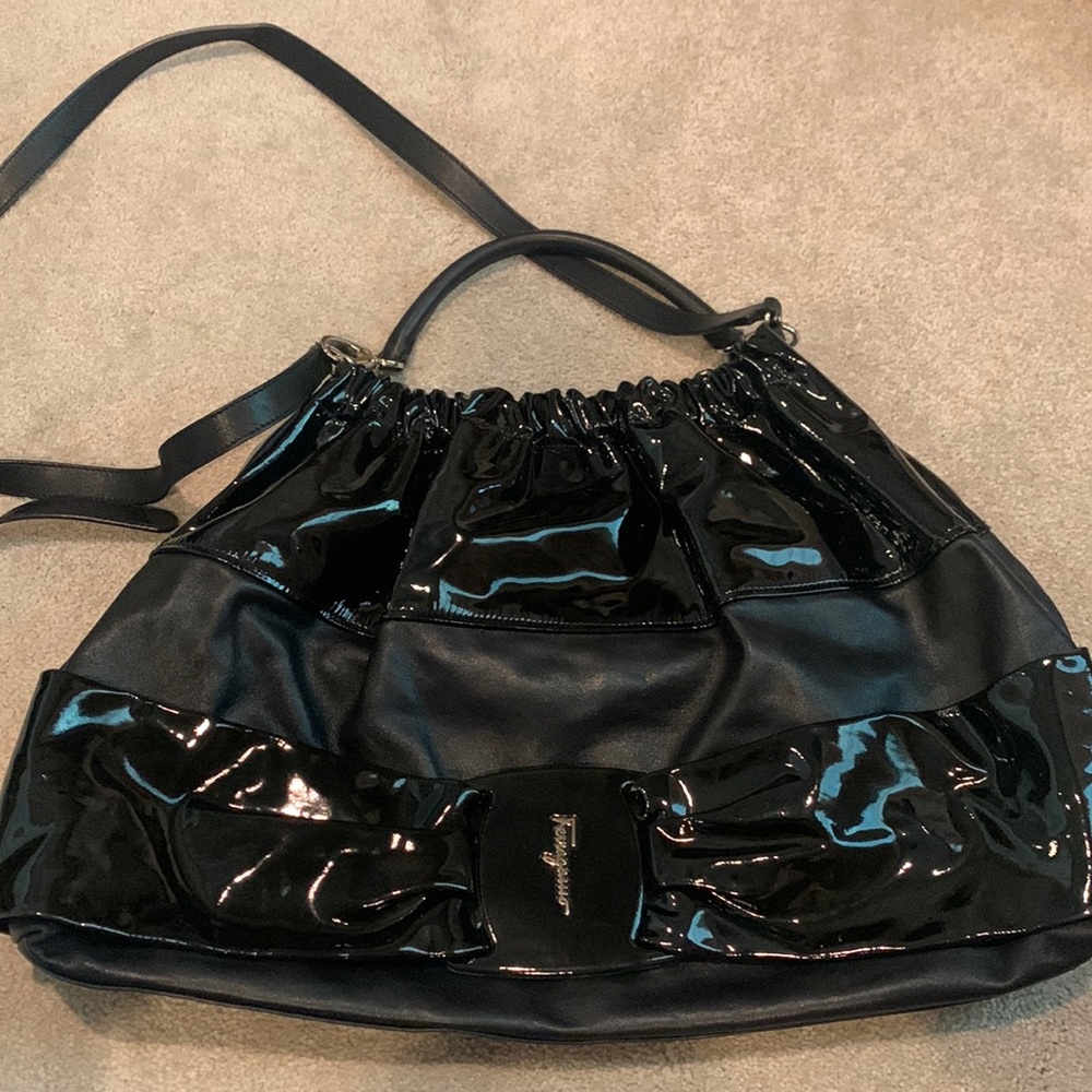 Salvatore Ferragamo Leather Shoulder Bag
